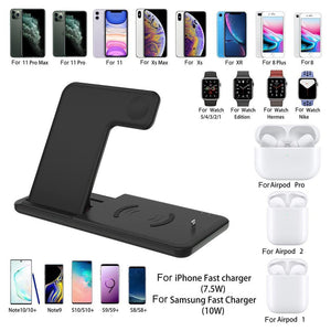 15W Qi Fast Wireless Charger Stand For iPhone.