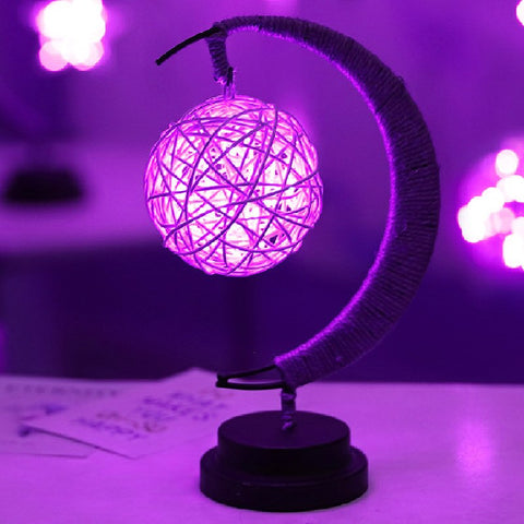 Image of LED Hand Made Moon Stars Gift Lamp Sleeping Light