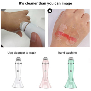 4 IN 1 Electric Face Deep Cleansing Brush Spin Pore Cleaner.