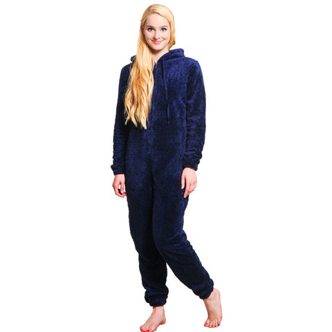 Image of Hood Sets Pyjamas Onesie For Women.