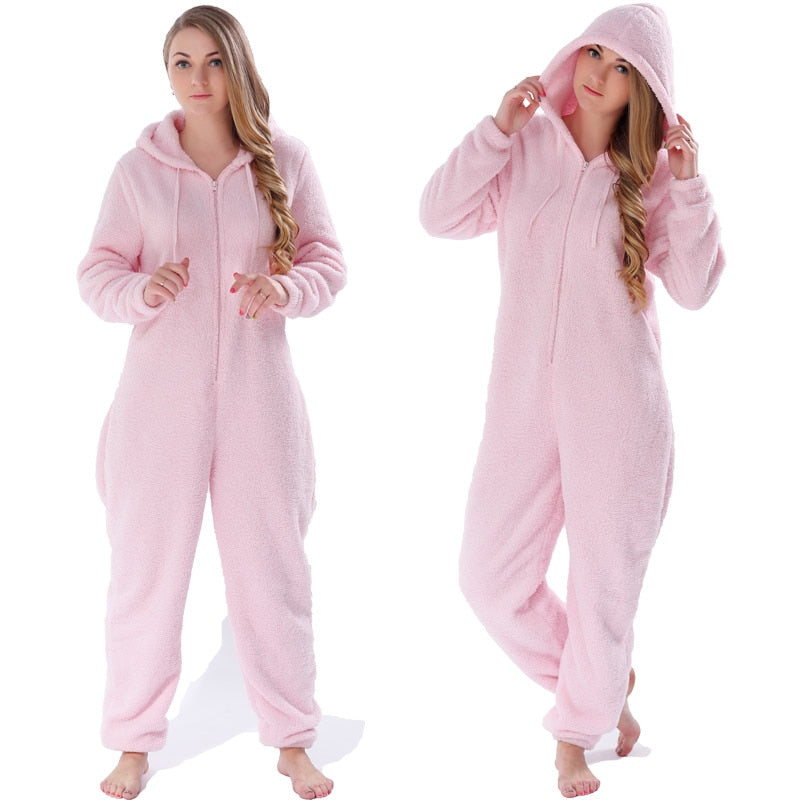 Hood Sets Pyjamas Onesie For Women.