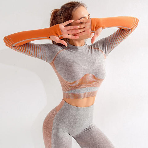 Image of Long Sleeve Ombre Legging set.