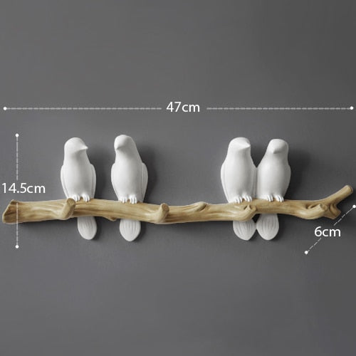 Wall Decorations Resin Bird hanger.