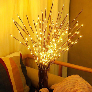 Led Simulation Orchid Branch Lights Tree Table Lamp.