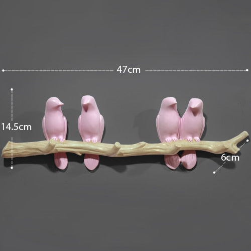 Wall Decorations Resin Bird hanger.
