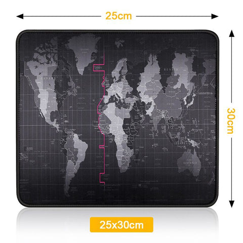 Image of Large Mouse Pad Gamer RGB World Map.