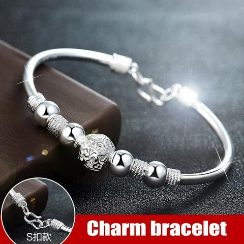 Image of sterling silver Lucky Charm Bracelet.