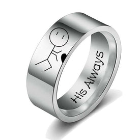 Stainless steel Couple Ring