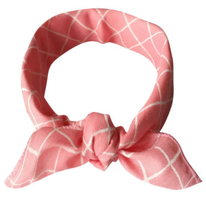 Fashion Plaid Dots Style Winter Pet Bandanas.