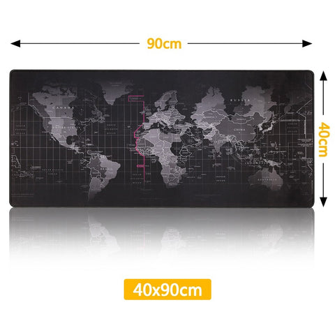 Image of Large Mouse Pad Gamer RGB World Map.