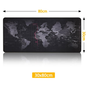 Large Mouse Pad Gamer RGB World Map.