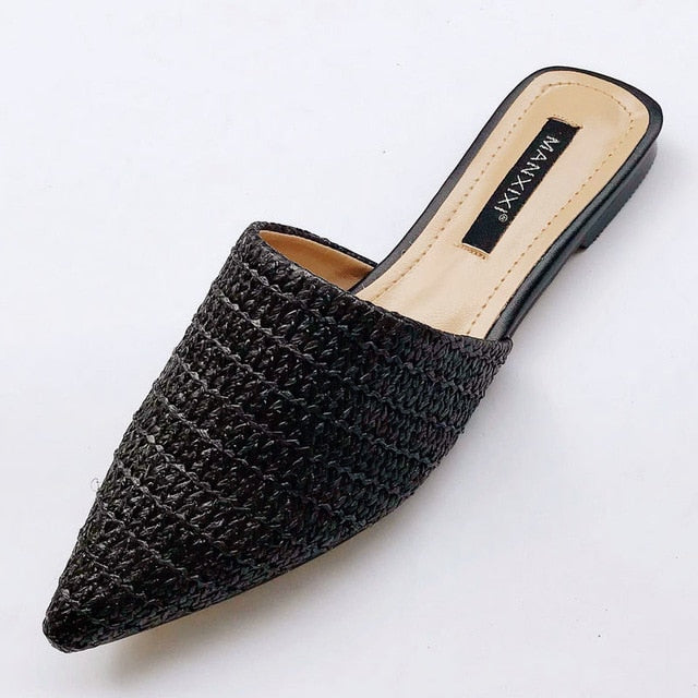 Toe Weave Mules Flip Flop