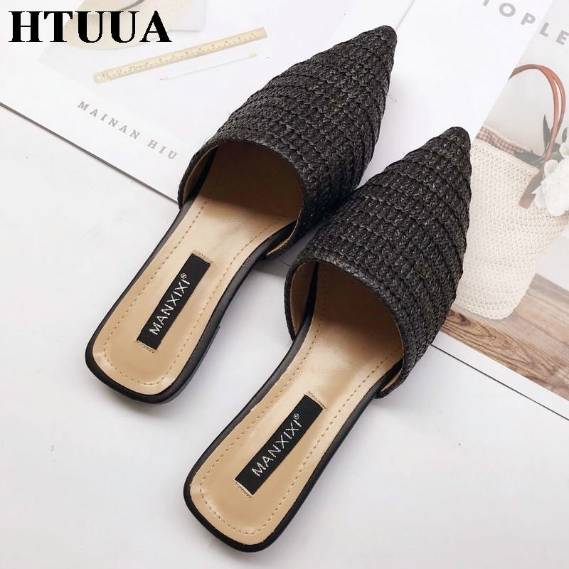 Toe Weave Mules Flip Flop