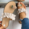 Pearl Flat Toe Sandals