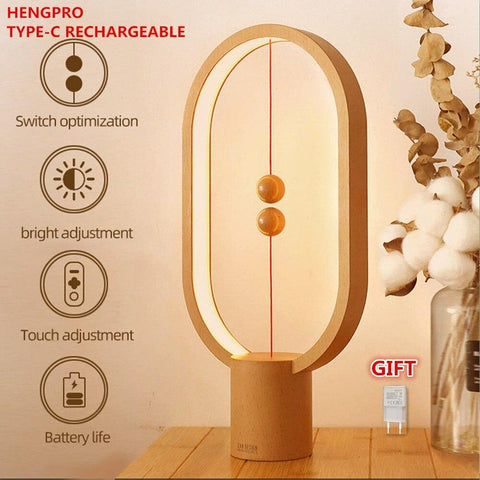 Image of USB Rechargeable LED Table Lamp Ellipse Magnetic.
