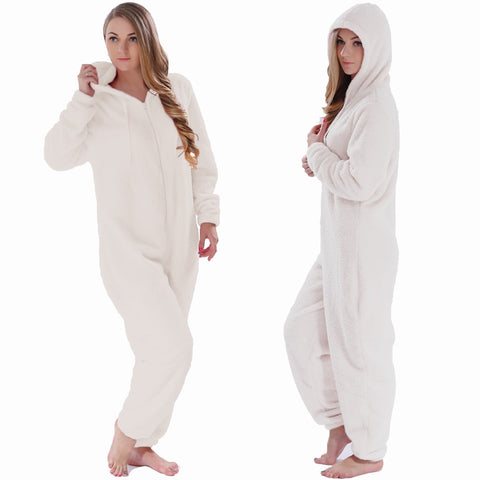 Image of Hood Sets Pyjamas Onesie For Women.