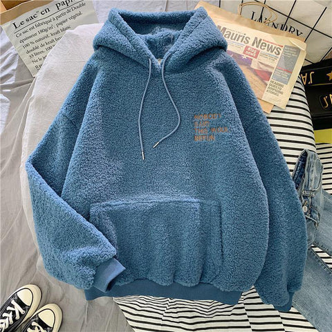 Image of Fleece Flannel Pullover Sweatshirt.