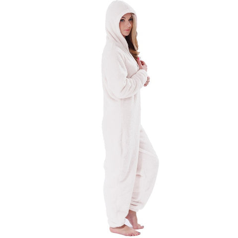 Image of Hood Sets Pyjamas Onesie For Women.