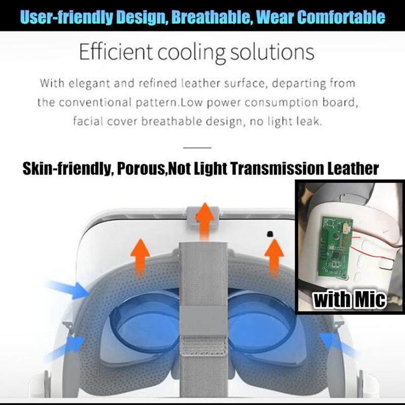 BOBO VR Z6 Bluetooth 3D Glasses Virtual Reality.