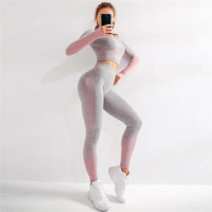 Long Sleeve Ombre Legging set.