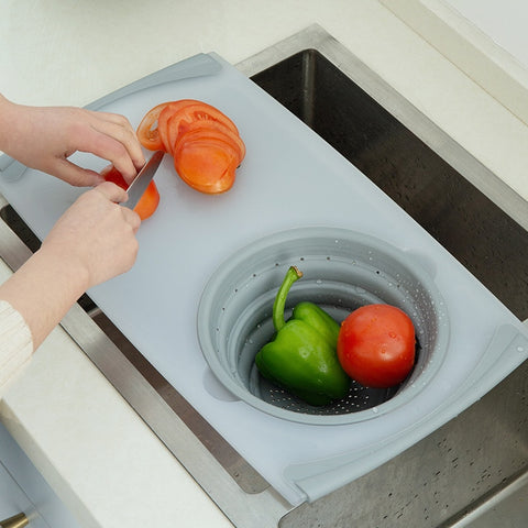 Image of Multi-Functional 3 in 1 Chopping Board.