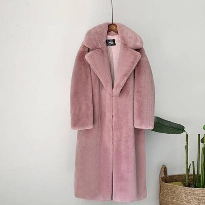 Luxury Long Fur Coat.