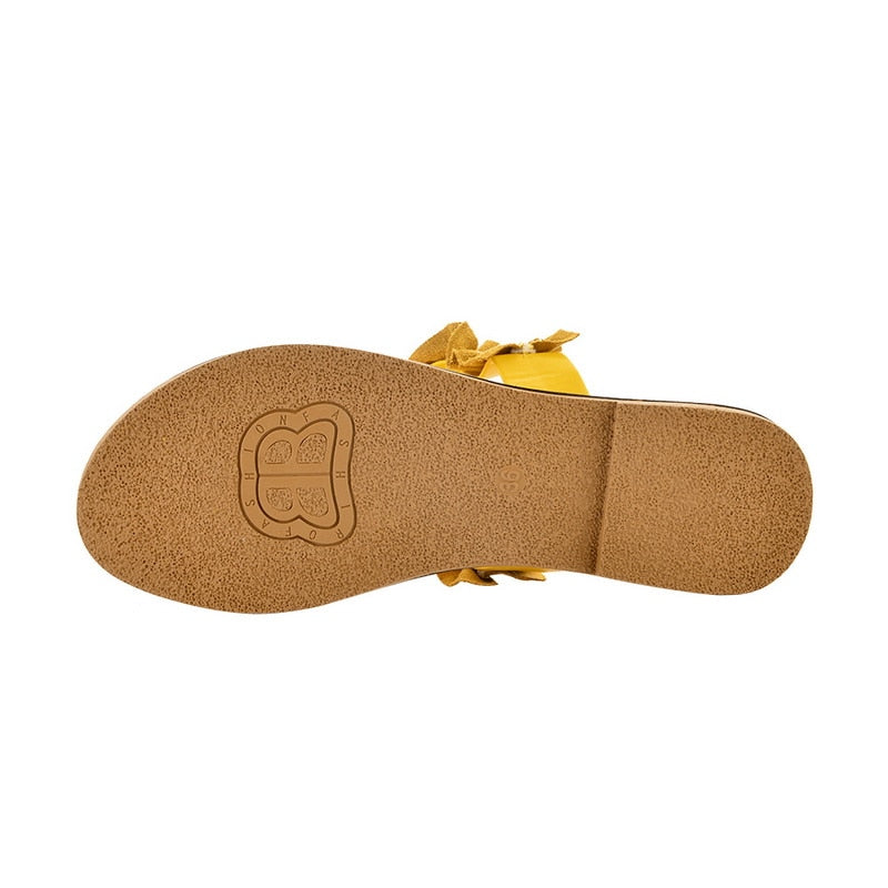 Pearl Flat Toe Sandals