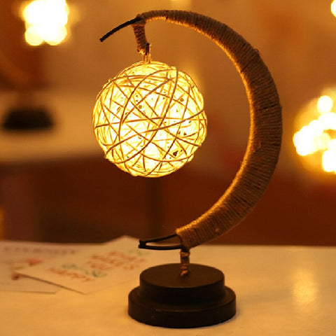 Image of LED Hand Made Moon Stars Gift Lamp Sleeping Light