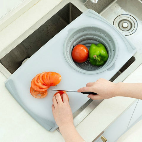 Image of Multi-Functional 3 in 1 Chopping Board.