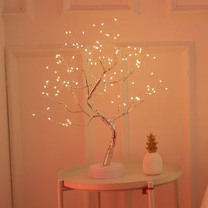 LED Night Light Mini Tree Copper Wire.