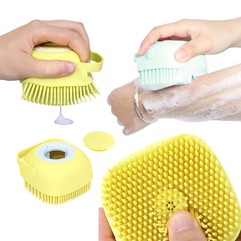 Image of Silicone Bath Massage Soft Brush