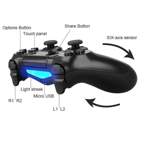 Image of Wireless Gamepad for PS4 Bluetooth Controller.