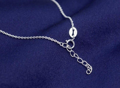 Sterling Silver Love Heart Necklaces.