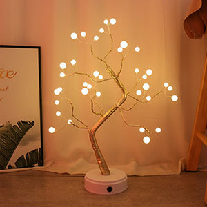 LED Night Light Mini Tree Copper Wire.