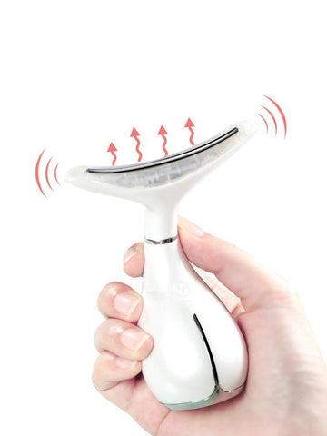 Image of LED Photon Therapy Neck and Face Lifting Massager.