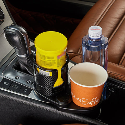 Image of Telescopic Rotary Multifunctional Car Drink Holder.