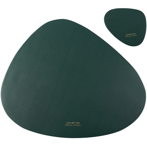 Image of Tableware Pad Placemat Table Mat  PU Leather.