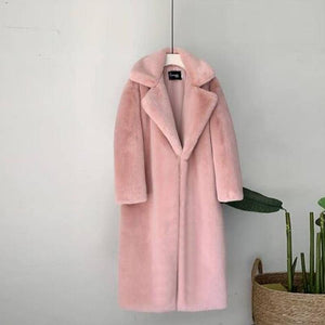 Luxury Long Fur Coat.