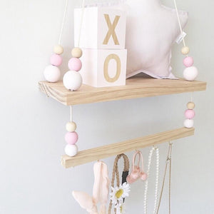 Wooden Beads Wall Decoration Display Rack