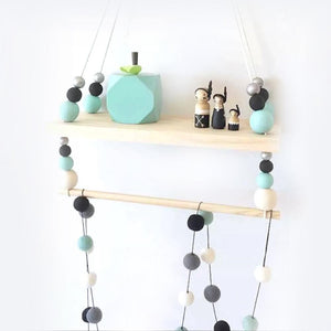 Wooden Beads Wall Decoration Display Rack