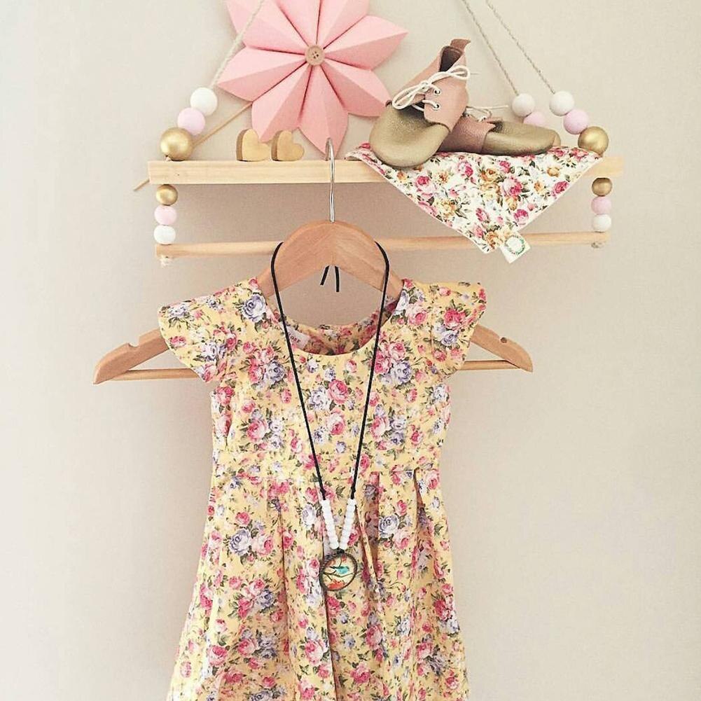 Wooden Beads Wall Decoration Display Rack