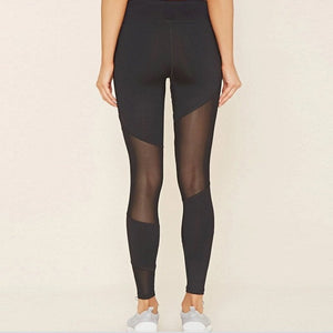 Polyester Leggings Black Yoga Pants.