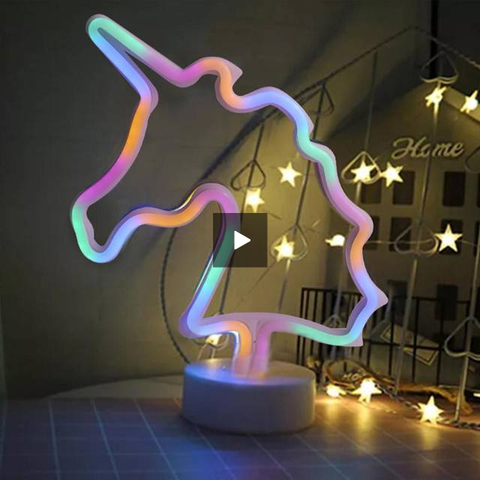 Image of Signs Light USB 12V Christmas Gift Table Lamp.