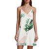 Palm Leaf Print Dress