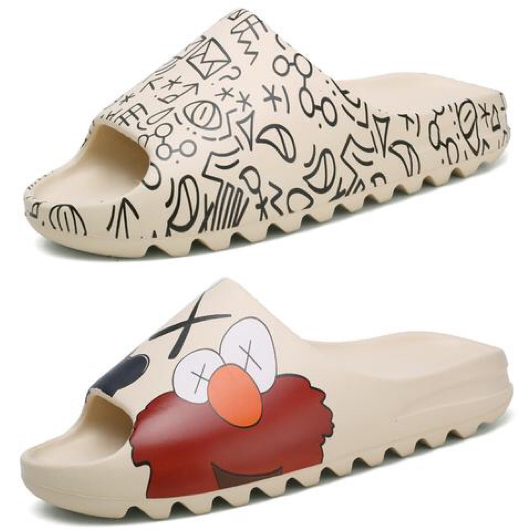 Graffiti Casual Beach Slipper