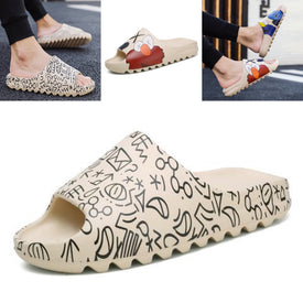 Graffiti Casual Beach Slipper
